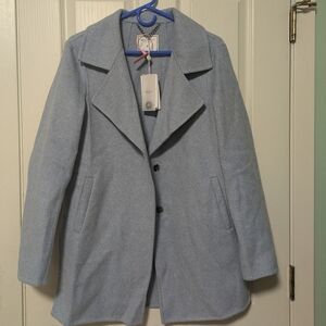 Women's Belle &  Bloom Oversized Blue Coat